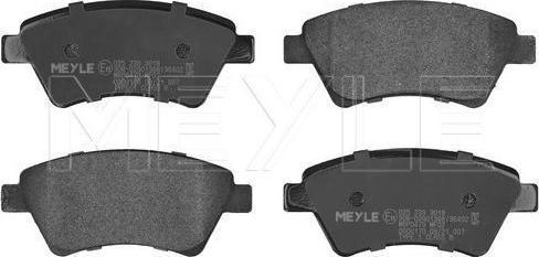 Meyle 025 239 3018 - Тормозные колодки, дисковые, комплект abcparts.ee
