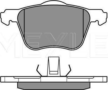 Meyle 025 235 9018 - Тормозные колодки, дисковые, комплект abcparts.ee
