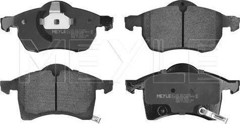 Meyle 025 230 5719/W - Тормозные колодки, дисковые, комплект abcparts.ee