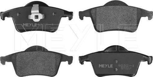 Meyle 025 230 7616 - Тормозные колодки, дисковые, комплект abcparts.ee