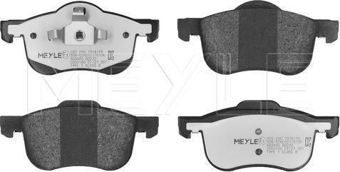 Meyle 025 230 7318/PD - Тормозные колодки, дисковые, комплект abcparts.ee