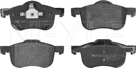 Meyle 025 230 7318 - Тормозные колодки, дисковые, комплект abcparts.ee