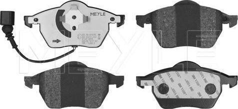 Meyle 025 233 9219/PD - Тормозные колодки, дисковые, комплект abcparts.ee