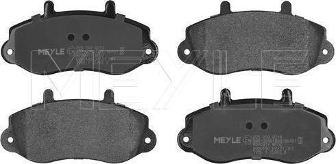 Meyle 025 233 0218 - Тормозные колодки, дисковые, комплект abcparts.ee