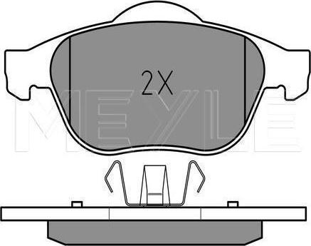 Meyle 025 232 4518/PD - Тормозные колодки, дисковые, комплект abcparts.ee