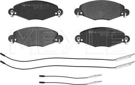 Meyle 025 232 7318 - Тормозные колодки, дисковые, комплект abcparts.ee