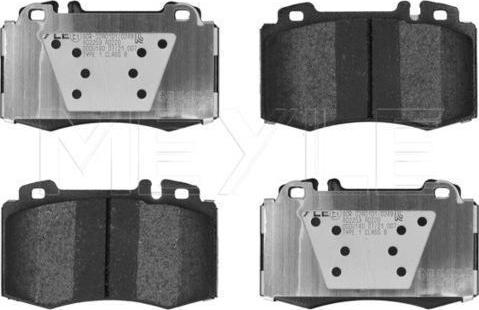 Meyle 025 237 4517/PD - Тормозные колодки, дисковые, комплект abcparts.ee