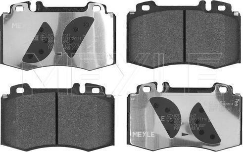 Meyle 025 237 4517 - Тормозные колодки, дисковые, комплект abcparts.ee