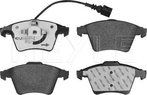 Meyle 025 237 4619/PD - Тормозные колодки, дисковые, комплект abcparts.ee