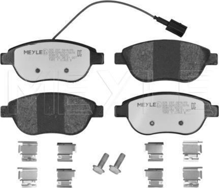 Meyle 025 237 0919/PD - Тормозные колодки, дисковые, комплект abcparts.ee