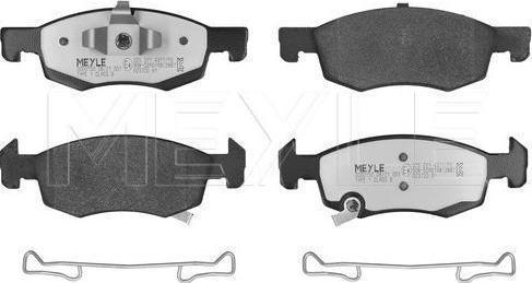Meyle 025 221 4317/PD - Тормозные колодки, дисковые, комплект abcparts.ee