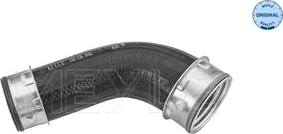 Meyle 100 036 0048 - Трубка, нагнетание воздуха abcparts.ee