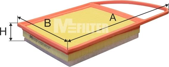 Mfilter K 7007 - Воздушный фильтр двигателя abcparts.ee