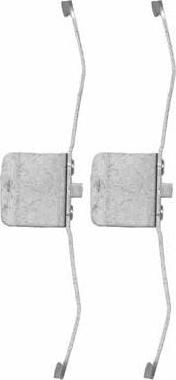 MGA A238 - Комплектующие для колодок дискового тормоза abcparts.ee