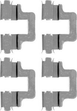 MGA A229 - Комплектующие для колодок дискового тормоза abcparts.ee