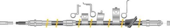 MGA CF5283 - Тросик, cтояночный тормоз abcparts.ee
