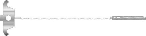 MGA CF6157 - Тросик, cтояночный тормоз abcparts.ee