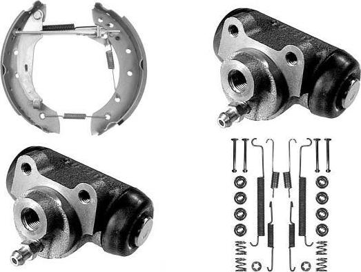 MGA PM726678 - Комплект тормозных колодок, барабанные abcparts.ee