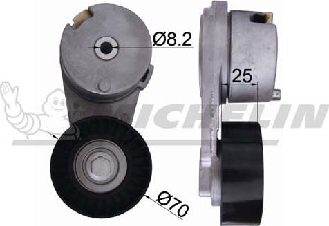 MICHELIN EngineParts SMAMP04405 - Натяжитель, поликлиновый ремень abcparts.ee