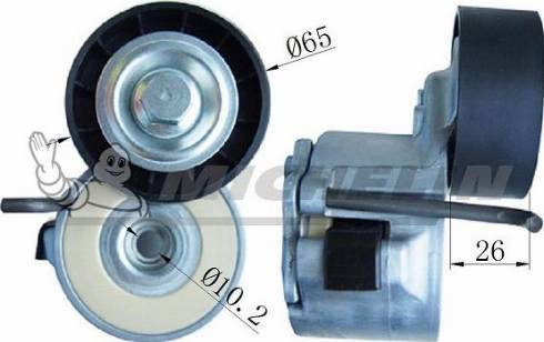 MICHELIN EngineParts SMAMP03339 - Натяжитель, поликлиновый ремень abcparts.ee