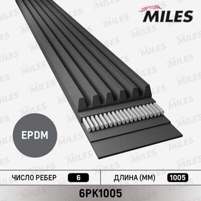 Miles 6PK1005 - Поликлиновой ремень abcparts.ee