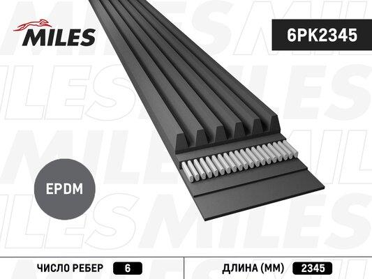 Miles 6PK2345 - Поликлиновой ремень abcparts.ee