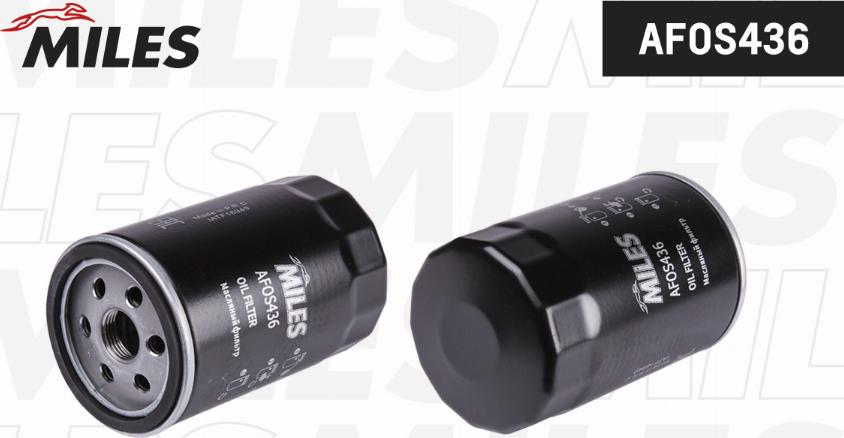 Miles AFOS436 - Масляный фильтр abcparts.ee