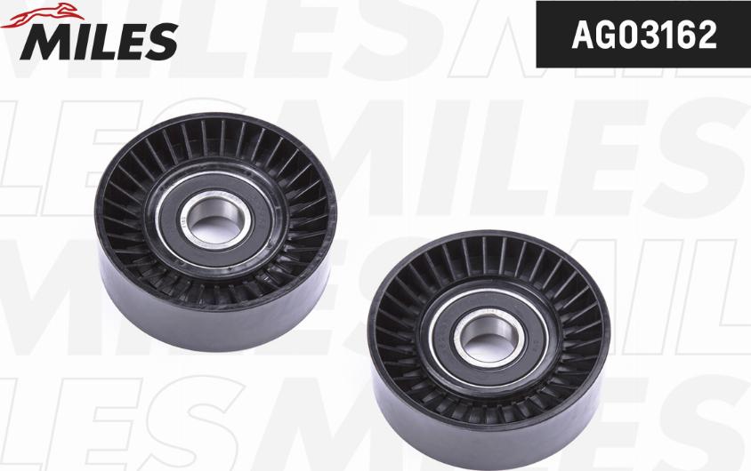Miles AG03162 - Натяжитель, поликлиновый ремень abcparts.ee
