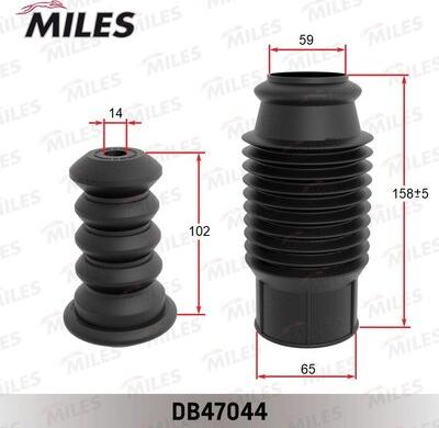 Miles DB47044 - Пылезащитный комплект, амортизатор abcparts.ee