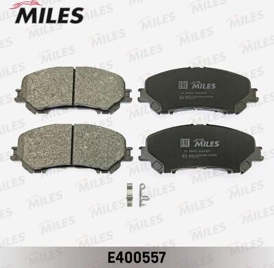 Miles E400557 - Тормозные колодки, дисковые, комплект abcparts.ee