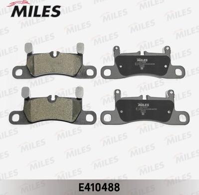 Miles E410488 - Тормозные колодки, дисковые, комплект abcparts.ee