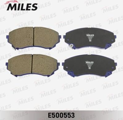 Miles E500553 - Тормозные колодки, дисковые, комплект abcparts.ee