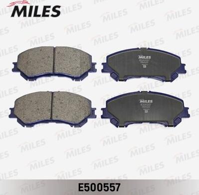 Miles E500557 - Тормозные колодки, дисковые, комплект abcparts.ee