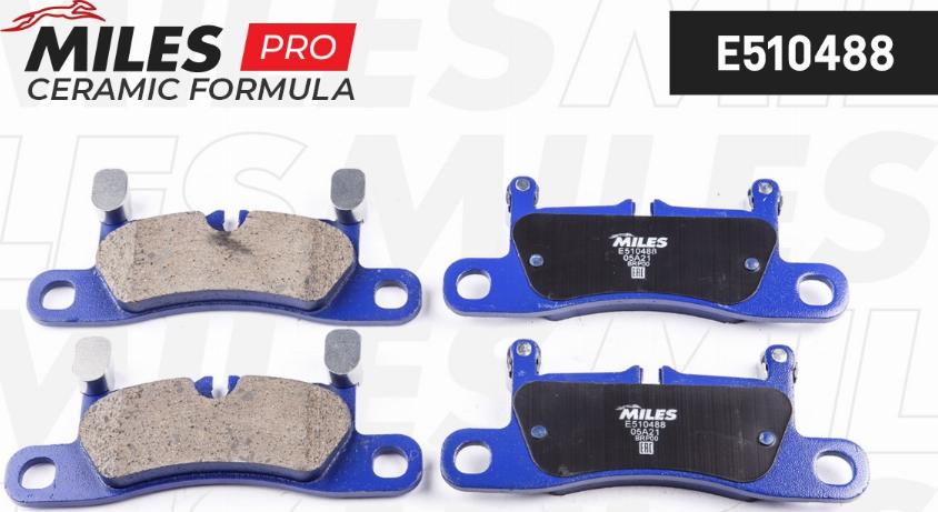 Miles E510488 - Тормозные колодки, дисковые, комплект abcparts.ee