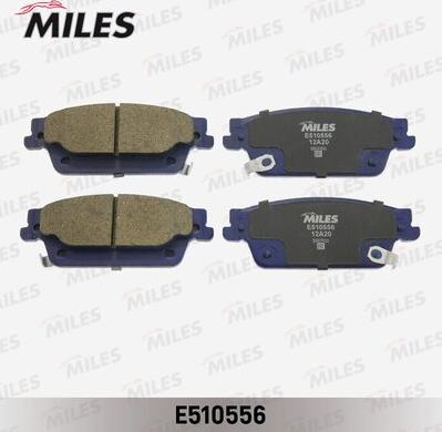 Miles E510556 - Тормозные колодки, дисковые, комплект abcparts.ee