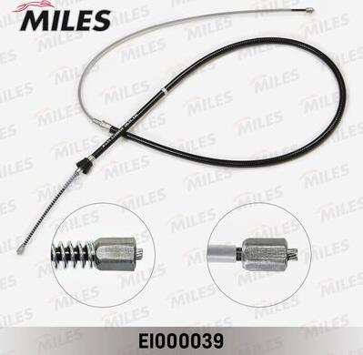 Miles EI000039 - Тросик, cтояночный тормоз abcparts.ee