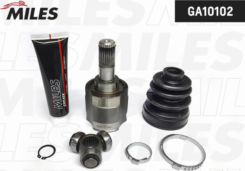 Miles GA10102 - Комплект ШРУСа, приводной вал, шарнир abcparts.ee