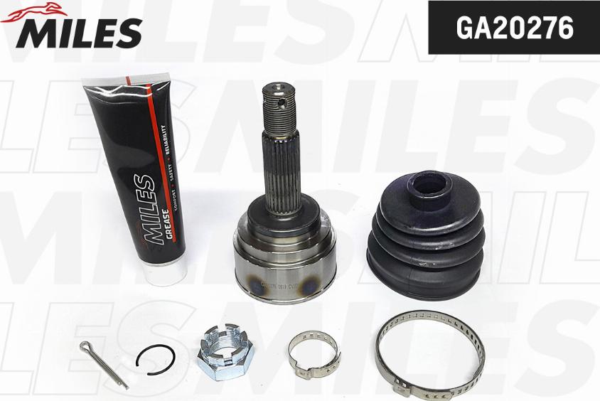 Miles GA20276 - Комплект ШРУСа, приводной вал, шарнир abcparts.ee