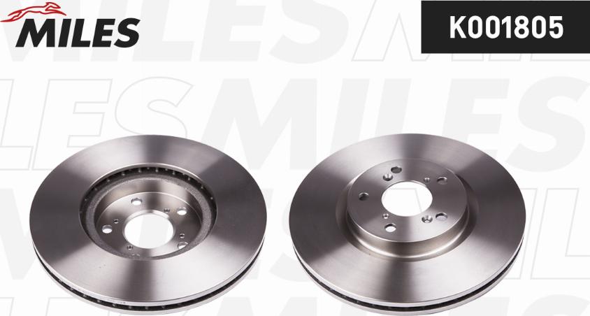 Miles K001805 - Тормозной диск abcparts.ee
