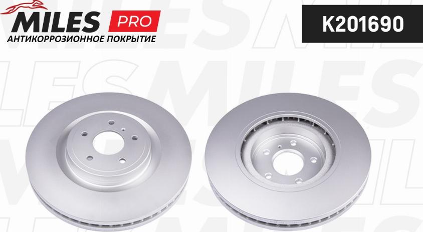 Miles K201690 - Тормозной диск abcparts.ee