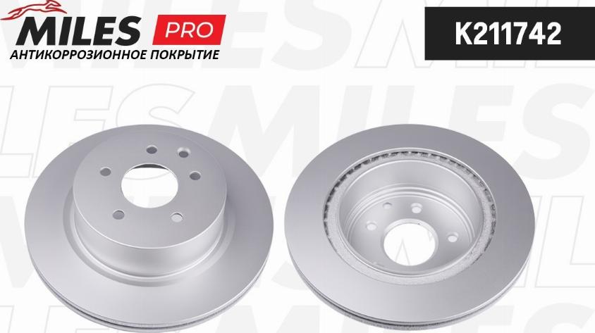 Miles K211742 - Тормозной диск abcparts.ee