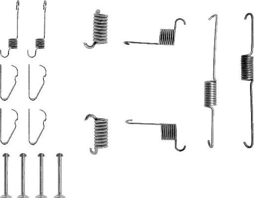 Mintex MBA661 - Комплектующие, барабанный тормозной механизм abcparts.ee