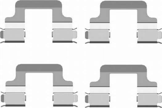 Mintex MBA1679 - Комплектующие для колодок дискового тормоза abcparts.ee