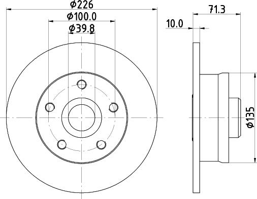 Mintex MDC1996 - Тормозной диск abcparts.ee