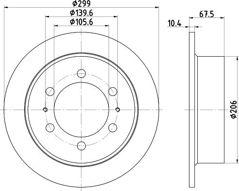 Mintex MDC1371 - Тормозной диск abcparts.ee