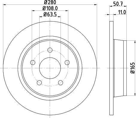 Mintex MDC2357 - Тормозной диск abcparts.ee