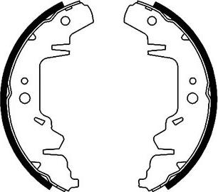 Mintex MFR416 - Комплект тормозных колодок, барабанные abcparts.ee