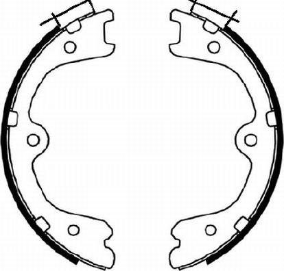 Mintex MFR678 - Комплект тормозов, ручник, парковка abcparts.ee