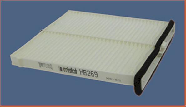 MISFAT HB269 - Фильтр воздуха в салоне abcparts.ee