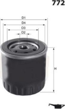 MISFAT Z261 - Масляный фильтр abcparts.ee